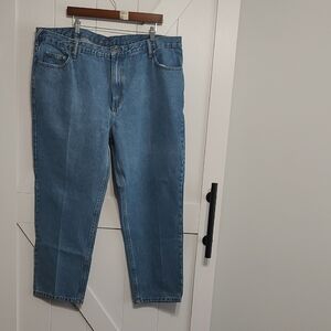 Blue Relaxed Fit Jeans with Classic Style